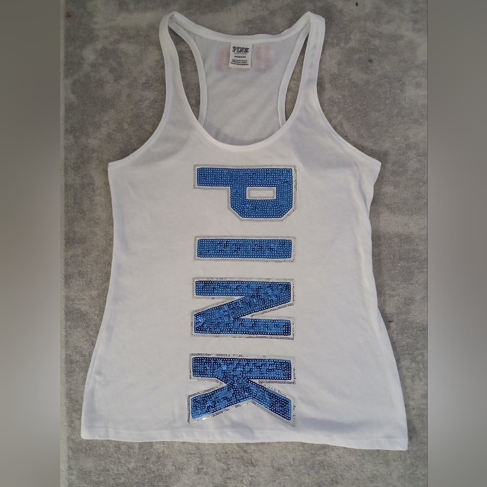 PINK bling tank top NWOT